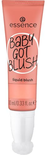 essence BABY GOT BLUSH liquid blush, Rouge, Nr. 40, Nude, Expressergebnis, schnelltrocknend, natürlich, vegan, ölfrei, ohne Parabene, ohne Mikroplastikpartikel, 1er Pack (10ml)