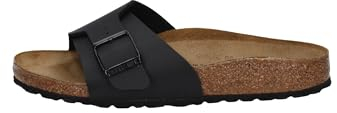 BIRKENSTOCK W Catalina Bs Bf Schmal Schwarz - Komfortable Moderne Damen Einriemen Sandale, Größe EU 43 - Farbe Black
