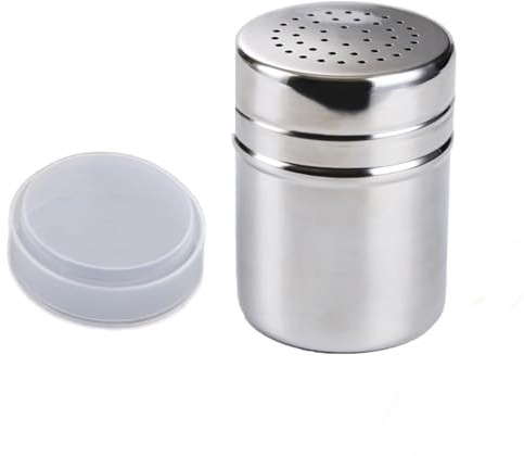 XUTONG SU304Tanque de sazonado de acero inoxidable, azúcar condimento envase botellas,Tanque de almacenamiento Metal pimentero,Sazonador con tapa