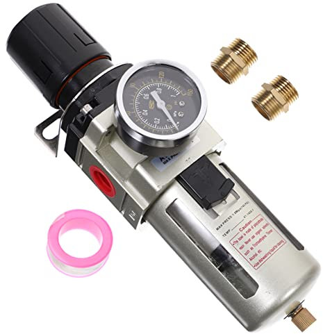 ORFOFE Separatore Per Compressore Regolatore Con Per Pneumatici e Facile Installazione e Efficienza Filtrante