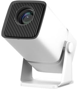 【Keystone Automatique】Mini Projecteur Portable PONER SAUND Natif 1080P 300ANSI Supporte 4K 180° Rotation Système d'exploitation intégré Android 13.0, Compatible avec Smartphone, PC, DVD,