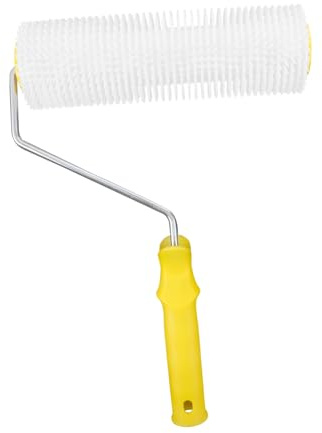 Holibanna Self-Leveling Screed Floor Spiked Roller for Epoxy Paint Bubble Removing Tool