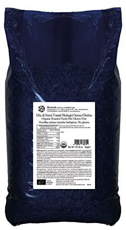 Probios Semi Misti Tostati Biologici - Ricchi di Proteine ​​e Fiber - Semi Naturali e Senza Glutine - 5 kg