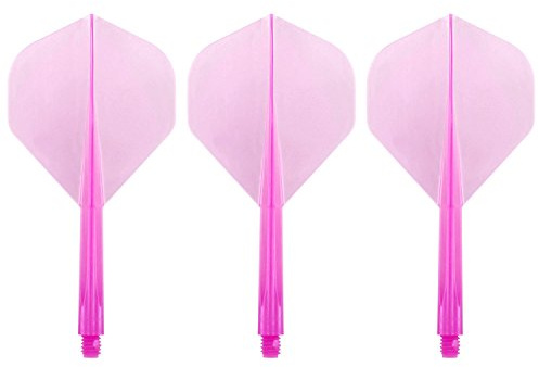 Condor Zero Stress Flight System - Standard Clear Pink - Dart Flights Medium