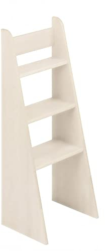 BioKinder BioKinder Treppen-Leiter Leiterregal Hochbettleiter Noah aus zertifiziertem Massivholz Kiefer weiß lasiert 100 cm