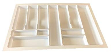Kitchen Cutlery Tray PRO by REJS (730mm x 490mm - to FIT A 800mm Drawer, White)