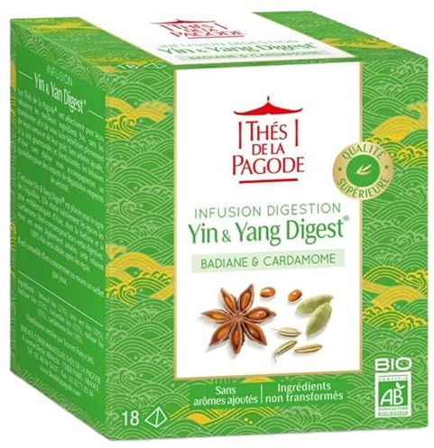 Tisane Bio Taille de Geisha par Thés de La pagode⎢Infusion Minceur - Boîte 18 infusettes ⎢Tisane Bio ⎢Infusion Chaude ou glacée⎢Silhouette