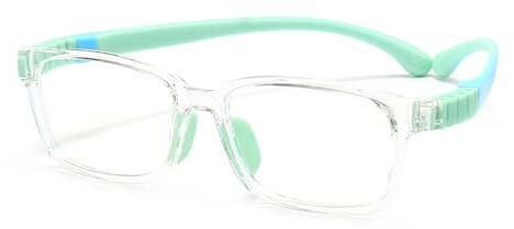 Fantiace Kids Eyeglass Frame Blue Light Blocking Glasses Mobile Computer Anti-blue Light Glasses (Green)