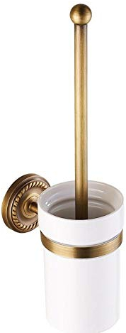 Brosse WC,Brosse de Toilettes Toilettes Porte-balais En Laiton Plaqué Mural Porte-brosse WC Avec Tasse Produits Céramiques À Usage Domestique Brosse de toilette