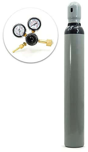 STICKSTOFF Gasflasche 10 Liter 1,6m3 Klimaanlagen Reifenaufblasen + Minderer
