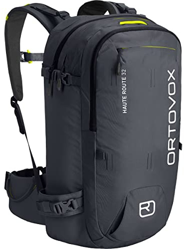 Ortovox Haute Route 32L Backcountry Ski Backpack, Black Steel
