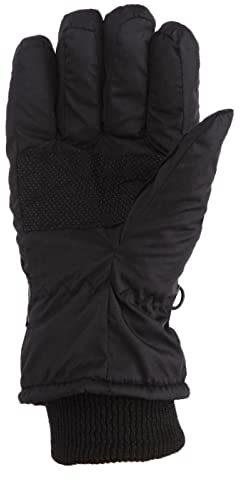 fingerhandschuhe mit kappe Skianzug Winter Kinder Winddicht Jungen Handschuhe Snowboarden Mädchen Jahre Outdoor Schnee Für 4-8 Skating Warme Kinder Handschuhe & fingerhandschuhe (Black-B, One Size)