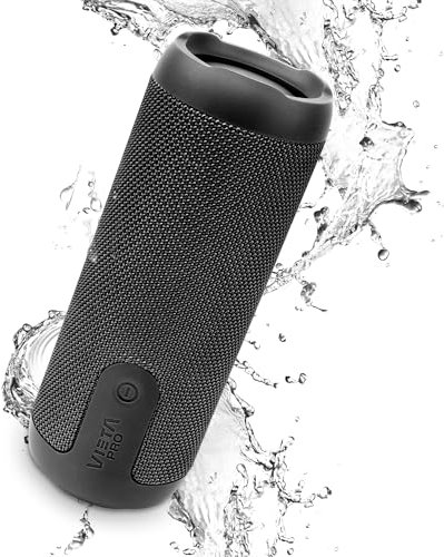 Vieta Pro Altavoz Bluetooth Potente 20W. Portátil IPX7 Impermeable con Radio FM, USB, AUX, TWS. Speaker Altavoz Compacto con Batería 11H y Bluetooth 5.3 y Sonido Bass Estéreo– Moon