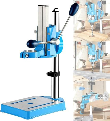 FLTRGO Supporto per Trapano a Colonna, Trapano a Colonna da Banco, Pressa da Banco Banco di Lavoro Regolabile in Altezza per Riparazioni Fai da Te e Professionali