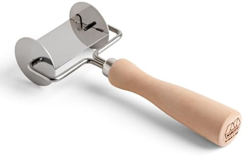 MARCATO Cortador de pasta cuadrado, herramienta para pasteles, acero, 6 cm, corte preciso, resistente y duradero