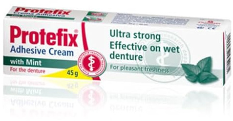 PROTEFIX MINT Adhesive Extra Strong Denture Fixing Cream