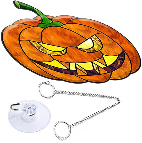 IMIKEYA 1 Satz Kürbis-Ornament Halloween Pumpkin halloweenkürbis fensterdeko deko kürbisdeko -Tür -Party-Wanddekoration Anhänger aus Acryl Party-Requisite Eisen