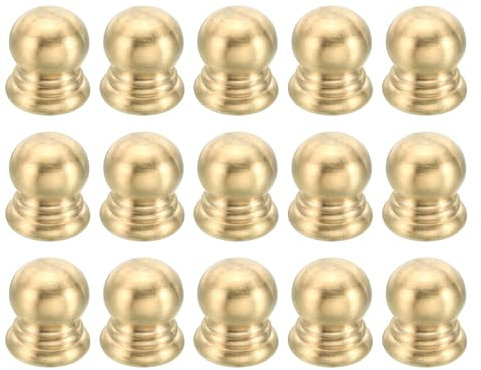 PATIKIL M6x10x12mm Cap Nut, 15 Pack Acorn Nut Screw Knob Cap Insert Bolt Cover Female Thread Knurled Decorative Hardware Fittings Lamp Light Fixtures