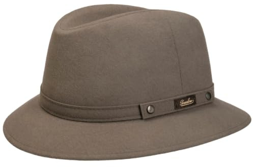 Borsalino Classic Uni Haarfilzhut Filzhut Fedorahut Herren - Made in Italy Herbst-Winter Winter