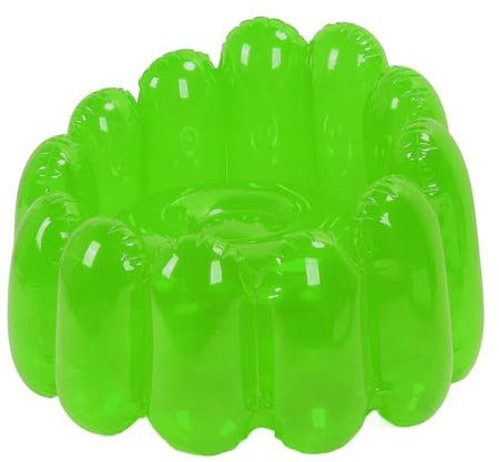Yechiry Tragbarer Aufblasbarer Sofa-Stuhl, Transparenter, Bonbonfarbener Couch-Sitz für Drinnen und Draußen, Aufblasbarer Couch-Sitz, Luftsofa, Faule Couch für Pool, Party, Hof,