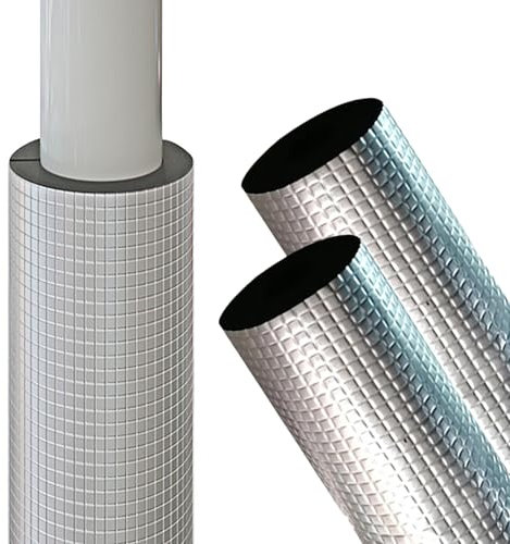 Frostschutzisolierrohr for Den Außenbereich, Rohrisolierung for Rohr, Selbstklebendes Schaumisolierrohr, wasserdichte Rohrisolierung, 95cm Länge 20/30mm Wandstärke(TK 30mm .2,ID 48 mm .9)