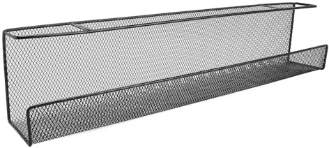 Under Desk Cable Management Tray Under Table Organizer, Sturdy Iron Under Table Power Strip Cable Management Storage Basket Shelf for Home Office, Under Desk Cable Tray Holder