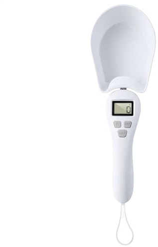 Báscula de medición de alimentos, taza de medición digital, herramienta de pesaje portátil de gramos, cuchara de medición electrónica, cuchara de medición de alimentos para perros y gatos, cuchara
