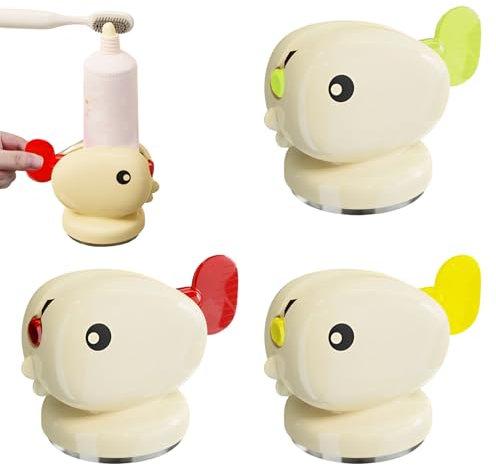 Tubenquetscher,Bootoow 3 Stücke Tubenquetscher Tubenpresse,Tubenausdrücker Tubenpresse Tubenaufroller Für Alle Tube Zahnpasta Quetscher Zahnpastaspender Wandmontierbarer Zahnpasta Ausdrücker Spender