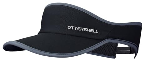 OTTERSHELL Sports Sun Visor for Men & Women, Lightweight Mesh Construction, Adjustable Strap, Cooling Visor Hat for Running, Golf, Tennis, Hiking.