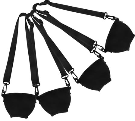 GLEAVI 4piezas Soportes Para Copas De Vino Ajustables Funda De Neopreno Para Bodas