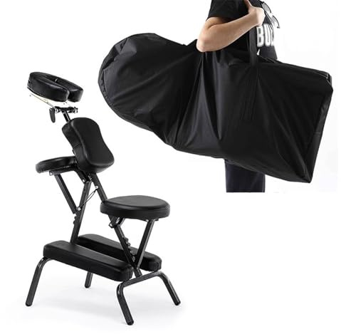 Massagesessel, tragbar, faltbar, ergonomisches Design für Salon, Reisen, Tätowieren und Schaben, ideal für Erwachsene
