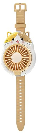 Ventilatore Per Orologio Da Cartone Animato, Batteria Ricaricabile USB, Mini Ventilatore Portatile, Ventole Portatili Personali A 3 Velocità Design Ute, Design Pieghevole, Per Ragazzi E Ragazze