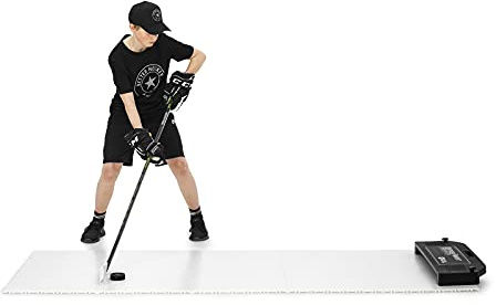 Better Hockey Extreme Dryland Flooring Tiles Passing Kit - Awesome Training Aid for Shooting and Stickhandling - Puck Rebounder for One-Timers