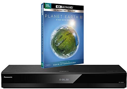 Panasonic DP-UB820 MULTIREGION for DVD Blu-ray Player Bundle with Planet Earth 2 Ultra HD 4K Blu-ray Disc