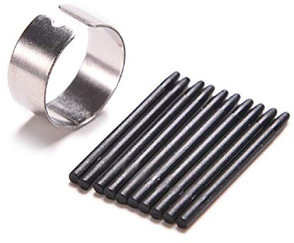 BAQI 10 Pieces Replacement Stylus Pen Tips Pen Nibs for Wacom Intuos 3/4/5/Pro Bamboo CTE MTE CTL CTH with Replace Ring