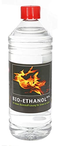 1L Bioetanolo 96% Combustibile Camino Alcol per Camino da Parete senza Residui Inodoreinodore