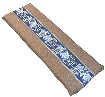Auflage Bankpolster Bequeme Kissen Auflage für Garten Bank,5 cm dick,für Innen- und Außenbereich,Bierbank-Auflagen,Schaumstoffpolster für Hussen Bierbankgarnituren-Kaffee farbe 87×28×4cm(34×11×1.6in)