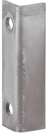 Gâche équerre pour batteuses - Décor : Zingué - Entraxe de fixation : 27 mm - Hauteur : 40 mm - Largeur : 10 mm - Matériau : Acier - Profondeur : 10 mm - ITAR