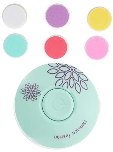 FOMIYES Elektrischer Nagelknipser Für Junge Mädchen Und Erwachsene Nagelpflegegerät Mit Maniküre-funktion Inklusive Sechs Schleifköpfen Und Zwei Batterien Für Täglichen Gebrauch