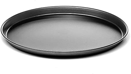 Forgast New Rund Pizzablech | Ø36cm | Backblech | Rundbleche | Pizzaform | Pizzapfanne aus Blaublech, Bluesteel-Stahl, (FG02636)
