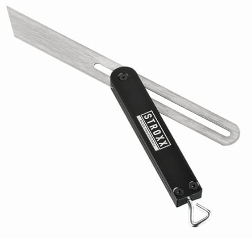 STROXX - Winkelschmiege mit Feststellfunktion 250mm - Anschlagwinkel - Gehrmaß Winkel