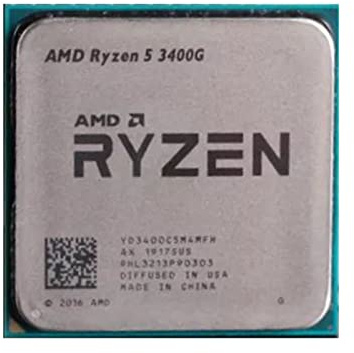 componentes informaticos AMD Ryzen 5 2400G R5 2400G 3,6 GHz Quad-Core Eight-Thread 65W CPU Procesador YD2400C5M4MFB Socket AM4 tecnología madura