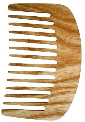Haarkamm Handmade Germany aus Eiche, Heimisches Kunsthandwerk aus dem Schwarzwald, Holzkamm für Haarpflege, Boho Style