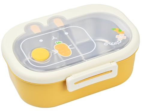 Nivofu Contenitore termico per pranzo, isolato, a prova di perdite, Bento, contenitore per alimenti, adatto al microonde, in acciaio inox, per scuola, ufficio, picnic