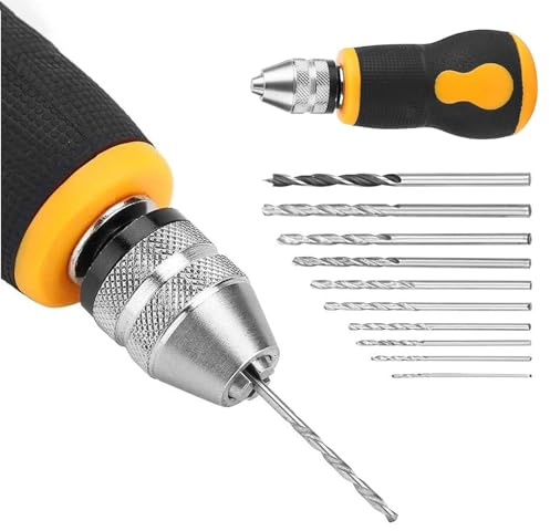 Eventerde Petite perceuse hélicoïdale, perceuse à main de précision,Petits outils rotatifs | Petite perceuse à main manuelle, outil rotatif de perceuse à main multifonctionnelle, petits outils
