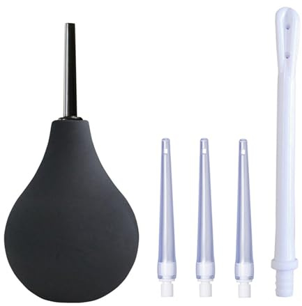 Silikon Enema Bulb Rektal spruta Vaginal Clean Douche Anal Anus Rengöringssystem för Kvinnor Män (160ml)