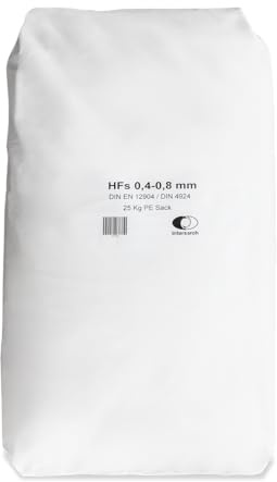 Filtersand Quarzsand Sand Pool Filter Sandfilter Poolsand Für Sandfilteranlage Poolfilteranlage 0,4-0,8mm 25kg Sack / 1 Karton Wolff & Müller