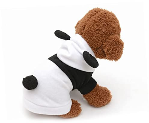 BESPORTBLE Panda Design Haustierkleidung Welpen Mantel Winterkleidung s Einfach Anziehen Outdoor-aktivitäten Für Spazierengehen