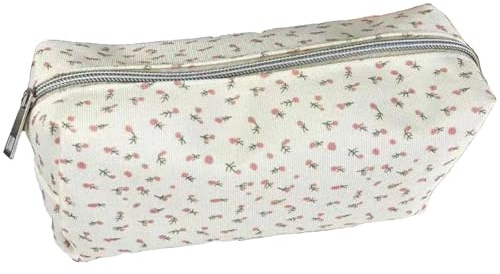 Qiwenr Pencil Case Pencil, Teenage Pen Case, La Piccola e Simpatica Dei Cartoni Animati Può Essere Utilizzata Come Borsa Portachiavi Per Cosmetica Giocattolo(Bianco)