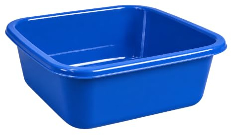 PARENCE.- Lavabo quadrato 10L - in plastica resistente 34 cm | Lavabo multiuso per cucina, lavanderia, casa o giardino | Prodotto in Europa